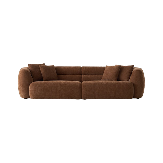 Brera 4 Seater Sofa Cognac