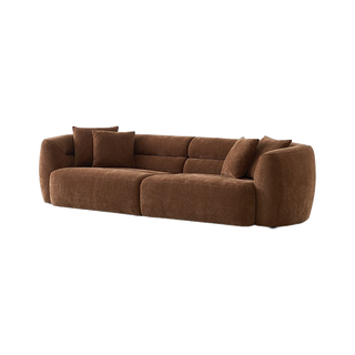 Brera 4 Seater Sofa Cognac
