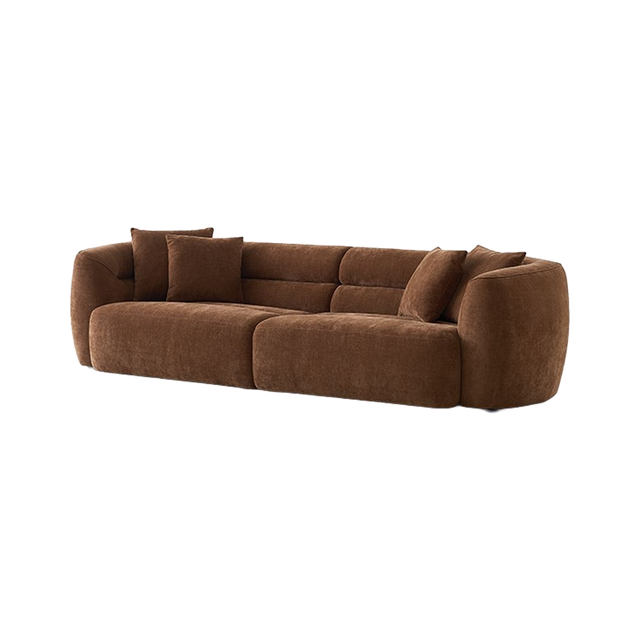 Brera 4 Seater Sofa Cognac