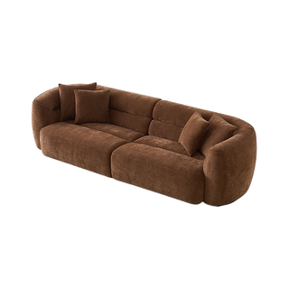 Brera 4 Seater Sofa Cognac
