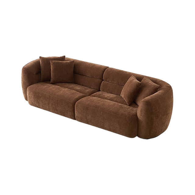 Brera 4 Seater Sofa Cognac