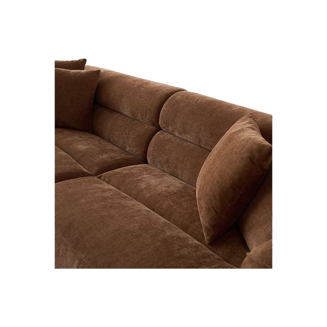 Brera 4 Seater Sofa Cognac