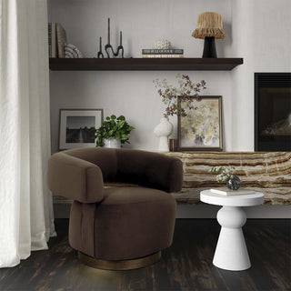 Bruna Lounge Chair Brown