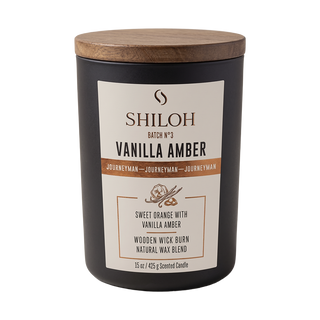Shiloh Signature Candle Vanilla Amber