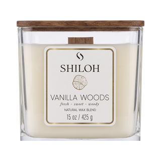 Shiloh Signature Candle Vanilla Woods