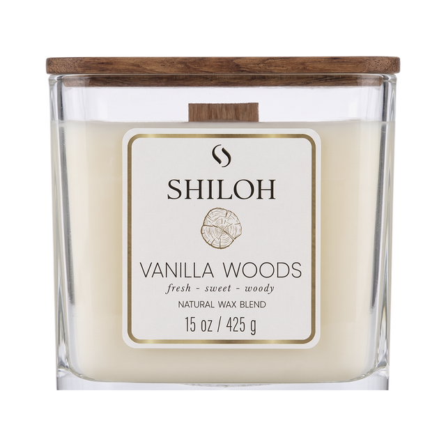 Shiloh Signature Candle Vanilla Woods