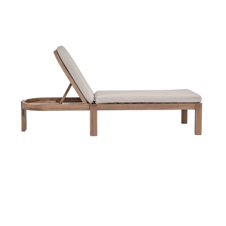 Capra Outdoor Deck Chair Beige