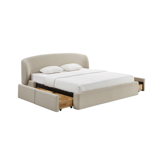 Capri King Bed Cream
