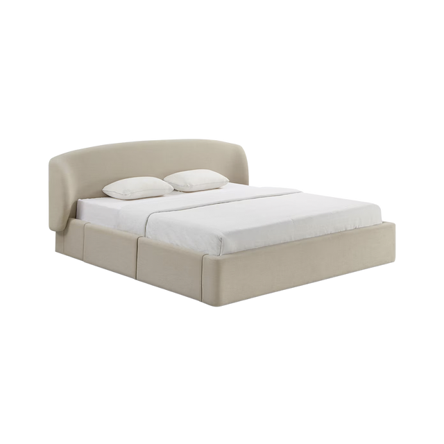Capri Queen Bed Cream