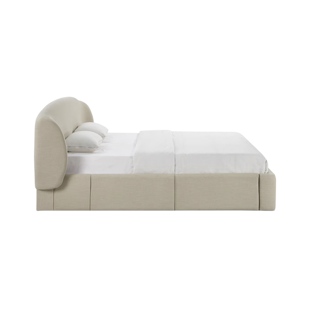 Capri Queen Bed Cream