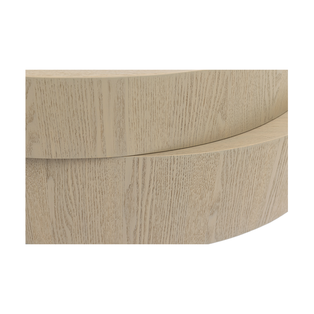 Cleo Coffee Table White Ash Wood