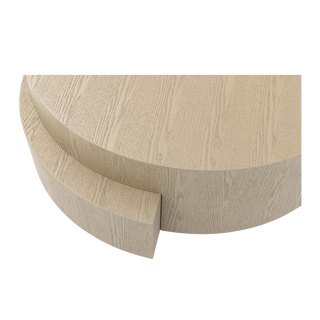 Cleo Coffee Table White Ash Wood