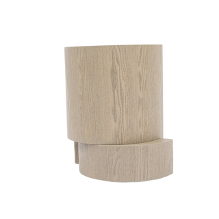 Cleo Side Table White Ash Wood