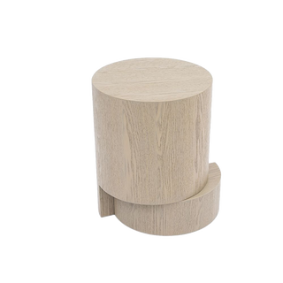 Cleo Side Table White Ash Wood