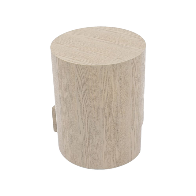 Cleo Side Table White Ash Wood