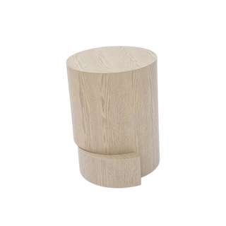 Cleo Side Table White Ash Wood