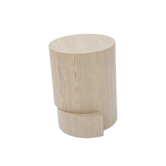 Cleo Side Table White Ash Wood