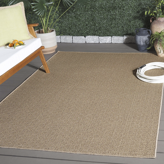 Coastal Outdoor Rug Beige (8' x 10')