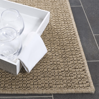 Coastal Outdoor Rug Beige (8' x 10')