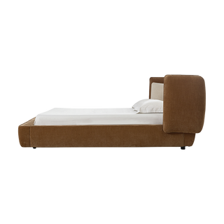 Como Bed Cognac & Off White