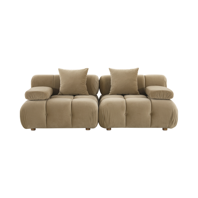 Forma 2-Piece Sofa Camel Velvet