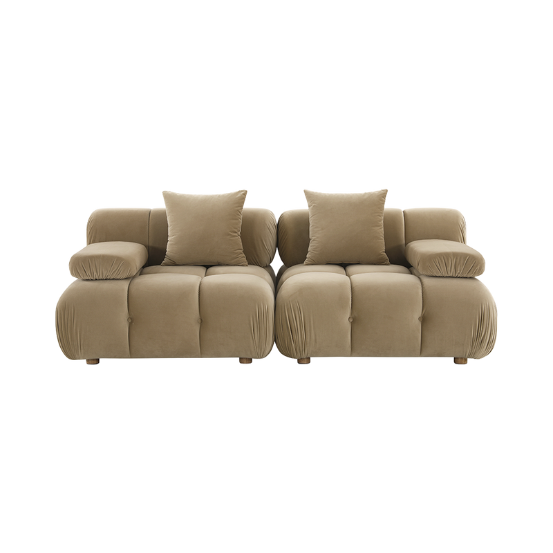 Forma 2-Piece Sofa Camel Velvet