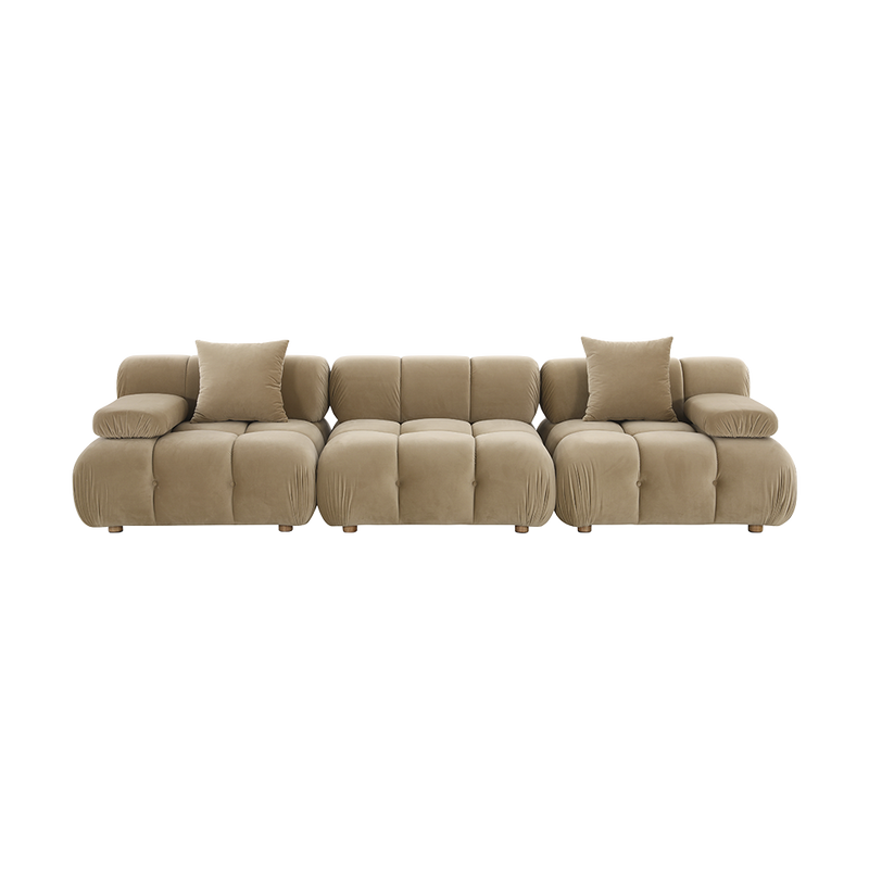 Forma 3-Piece Sofa Camel Velvet