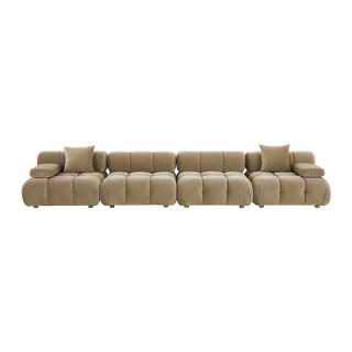 Forma 4-Piece Sofa Camel Velvet