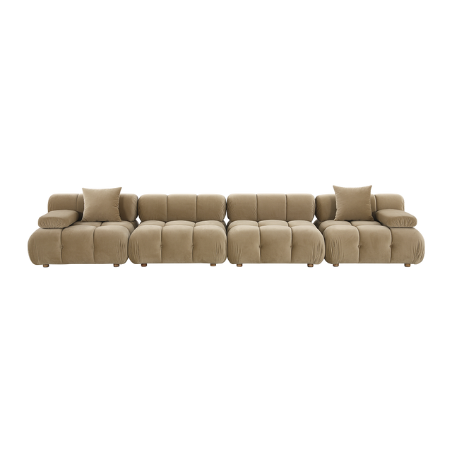 Forma 4-Piece Sofa Camel Velvet