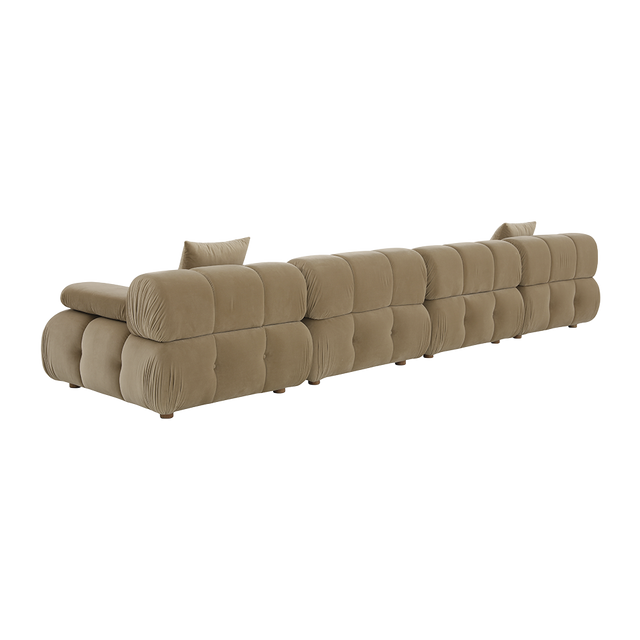 Forma 4-Piece Sofa Camel Velvet