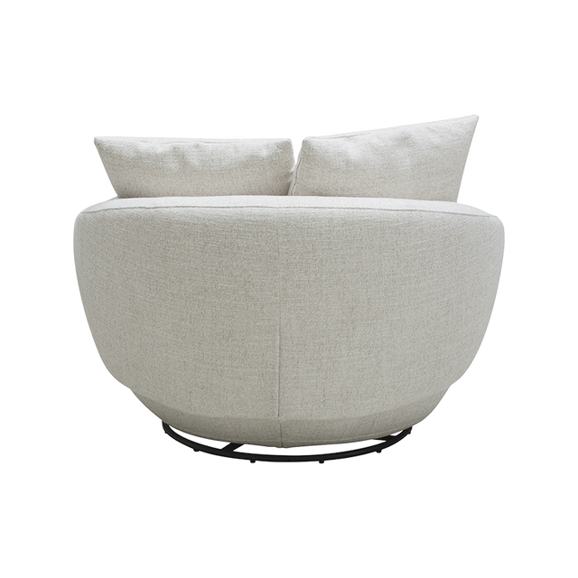Diane Swivel Lounge Chair Beige