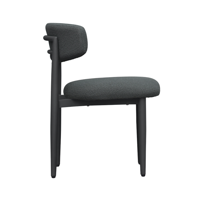 Dorine Outdoor Side Chair Black