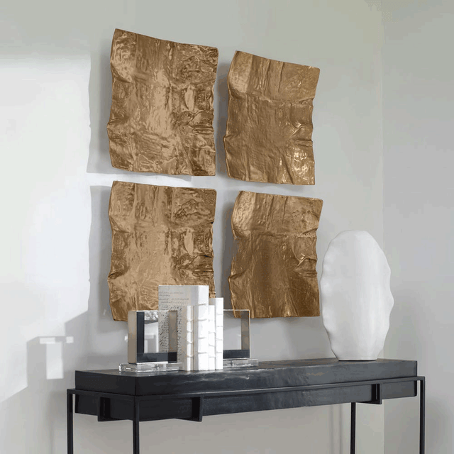 Edge Wall Decor Brass