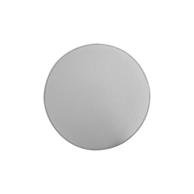 Elora Ottoman White Boucle