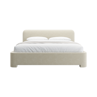 Elora Bed Greige Boucle