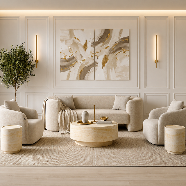 Pietra Coffee Table Travertine