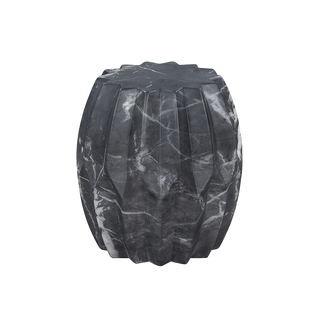 Elva Side Table Black Marble