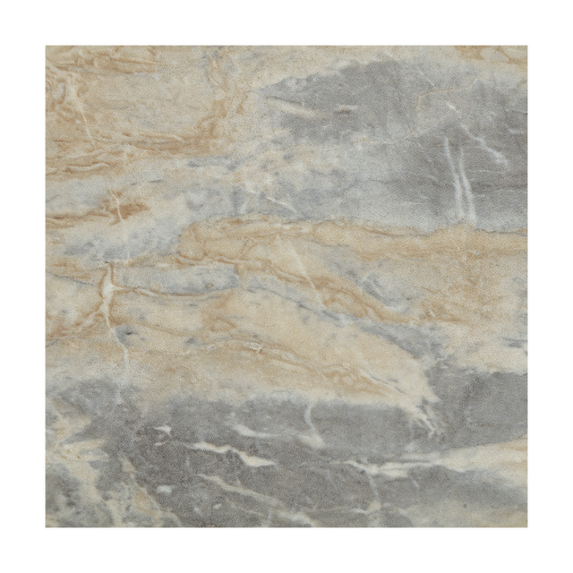 Elva Side Table Yellow & Gray Marble