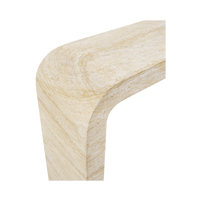 Forma Console Travertine