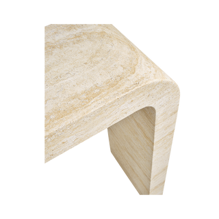 Forma Console Travertine
