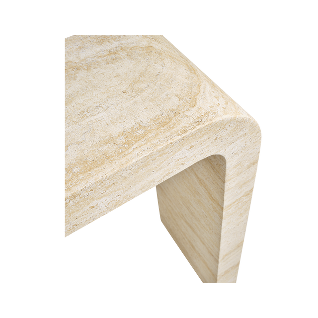 Forma Console Travertine