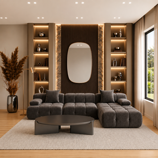 Forma Sectional Sofa Graphite