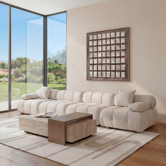 Forma 4-Piece Sofa Off White