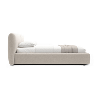 Gabriele Bed White Bouclé