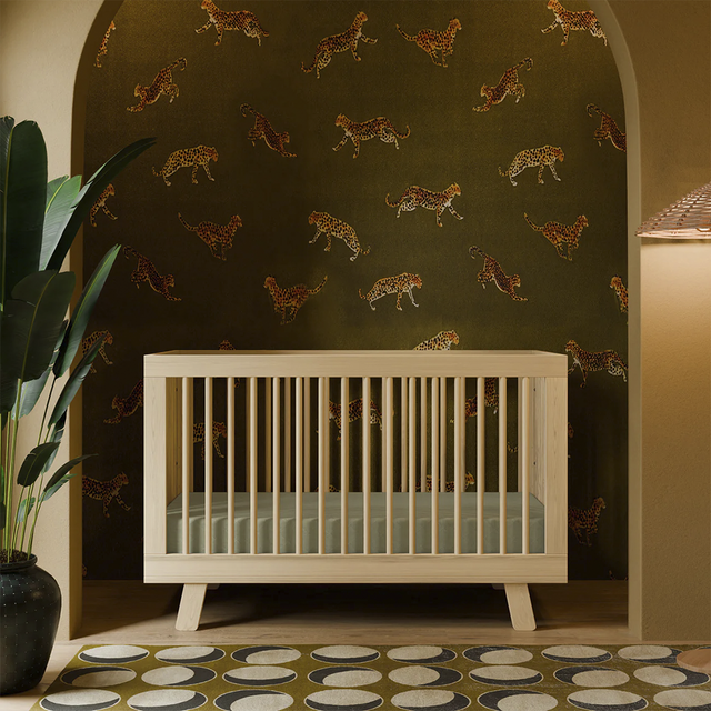 Hudson 3-in-1 Convertible Crib with Toddler Bed Conversion Kit