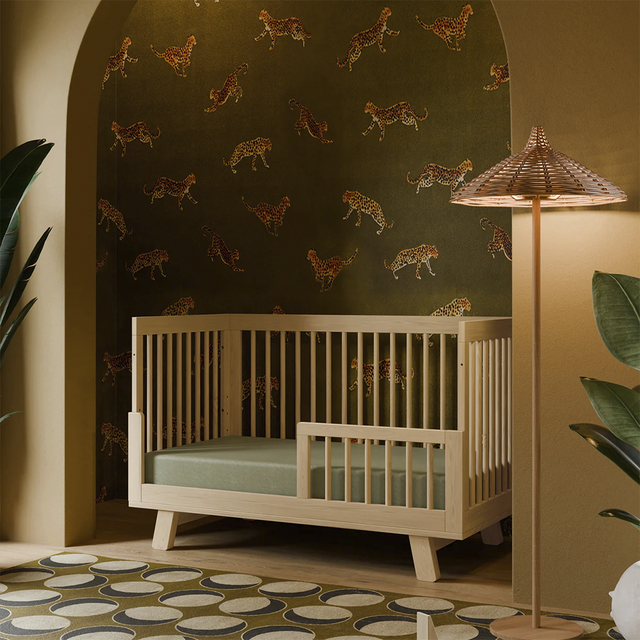 Hudson 3-in-1 Convertible Crib with Toddler Bed Conversion Kit