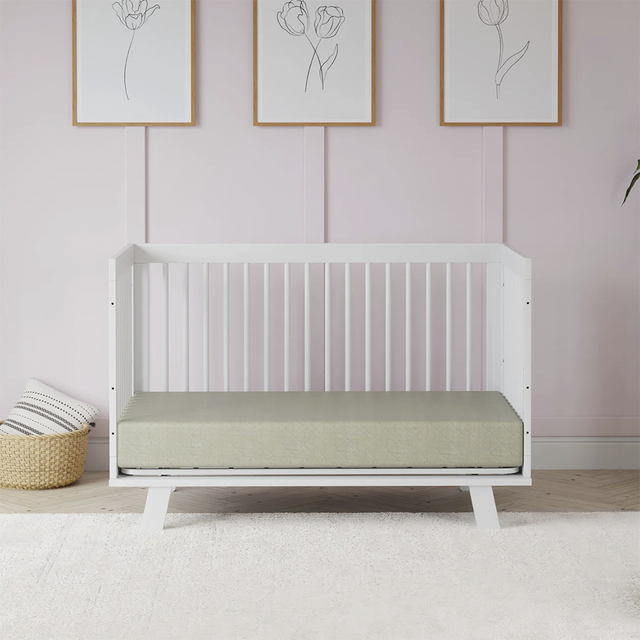 Hudson 3-in-1 Convertible Crib with Toddler Bed Conversion Kit