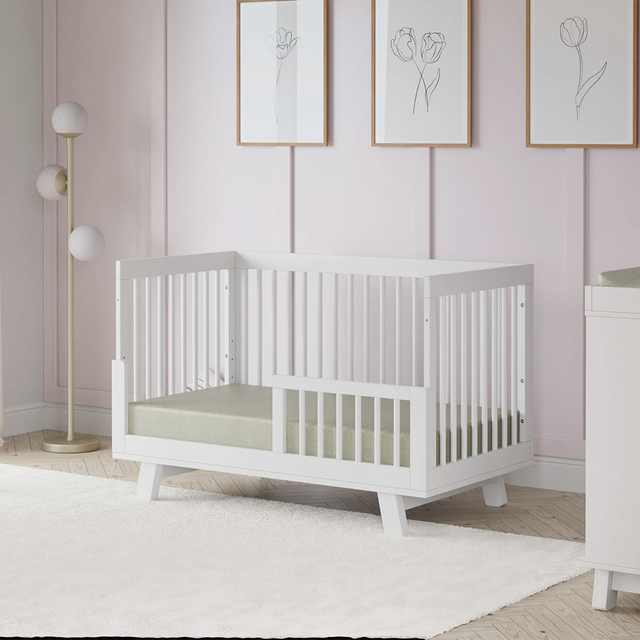 Hudson 3-in-1 Convertible Crib with Toddler Bed Conversion Kit