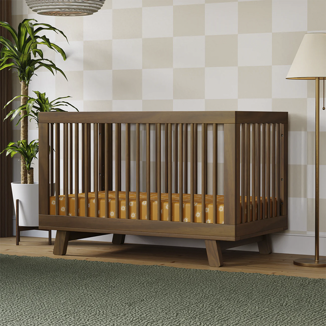 Hudson 3-in-1 Convertible Crib with Toddler Bed Conversion Kit
