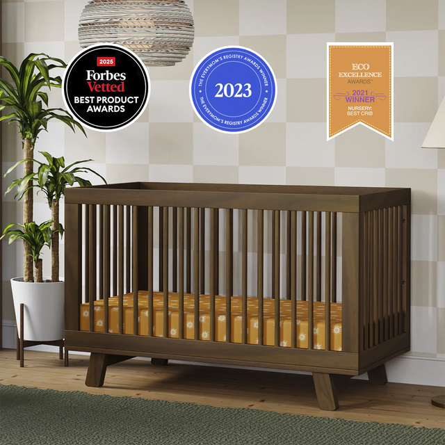 Hudson 3-in-1 Convertible Crib with Toddler Bed Conversion Kit